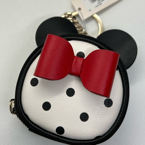 kate spade Handbags - NEW Kate Spade x Disney Minnie Mouse coin change purse keychain Disneyland park
